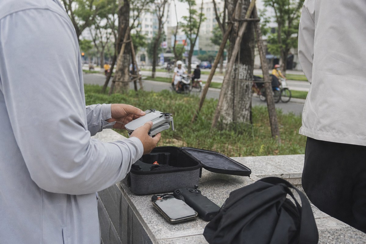 다낭 도심 드론 무허가 비행, 기체 압수될 수 있어요