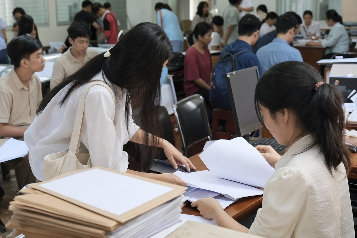 베트남 대학 지원자 12만5000여 명, 가산점 자료를 확인해야 해요
