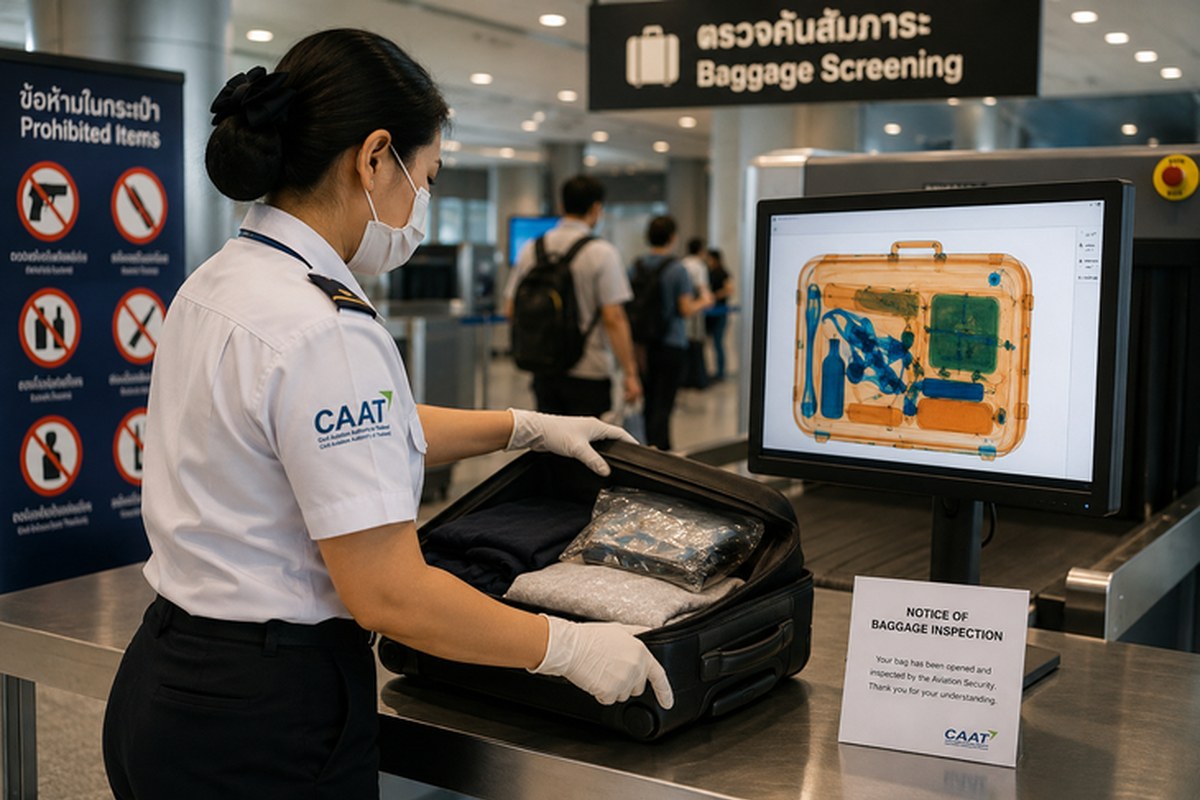 태국 공항, 10월 16일부터 승객 없이 위탁수하물 열어요