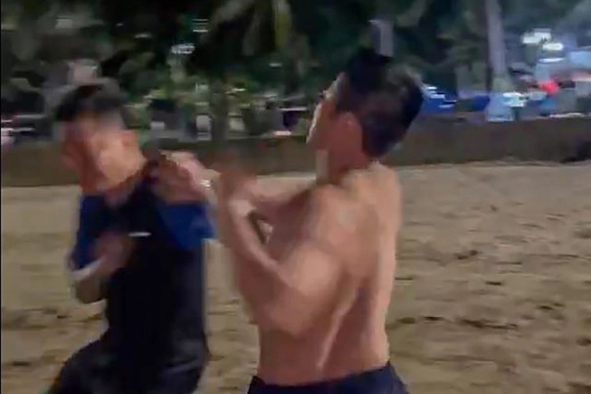 나트랑 해변서 새벽 1시 시비 폭행, 제지한 관광객이 입원했어요