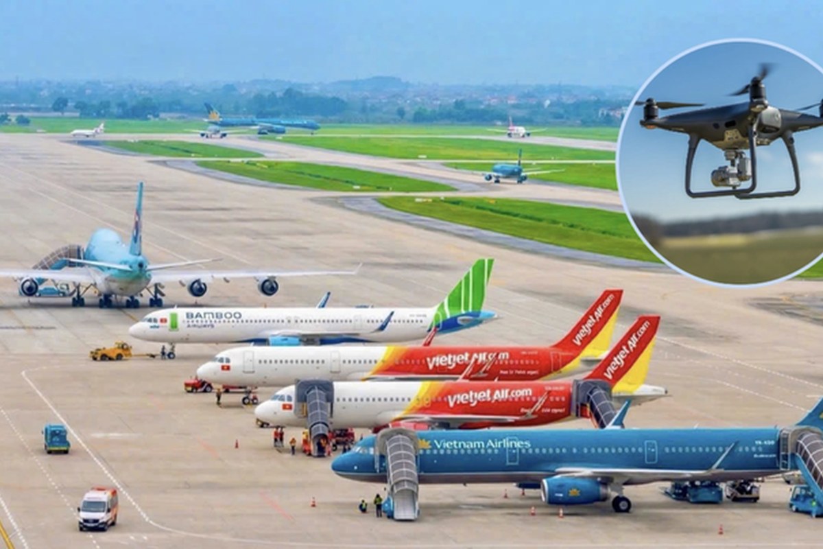 탄손녓 공항 드론 출현, 56편 운항에 차질 빚었어요