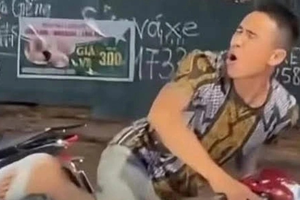 하노이 끼엔흥 교차로 폭행, 가해 남성 추적 중이에요