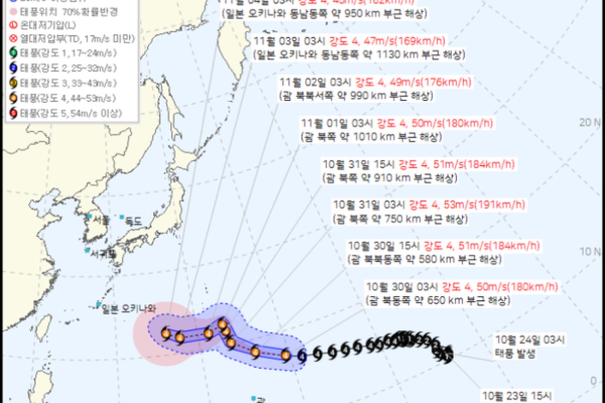 괌 북동부 3~4m 파도, 31일 오후 4시까지 물놀이 피하세요